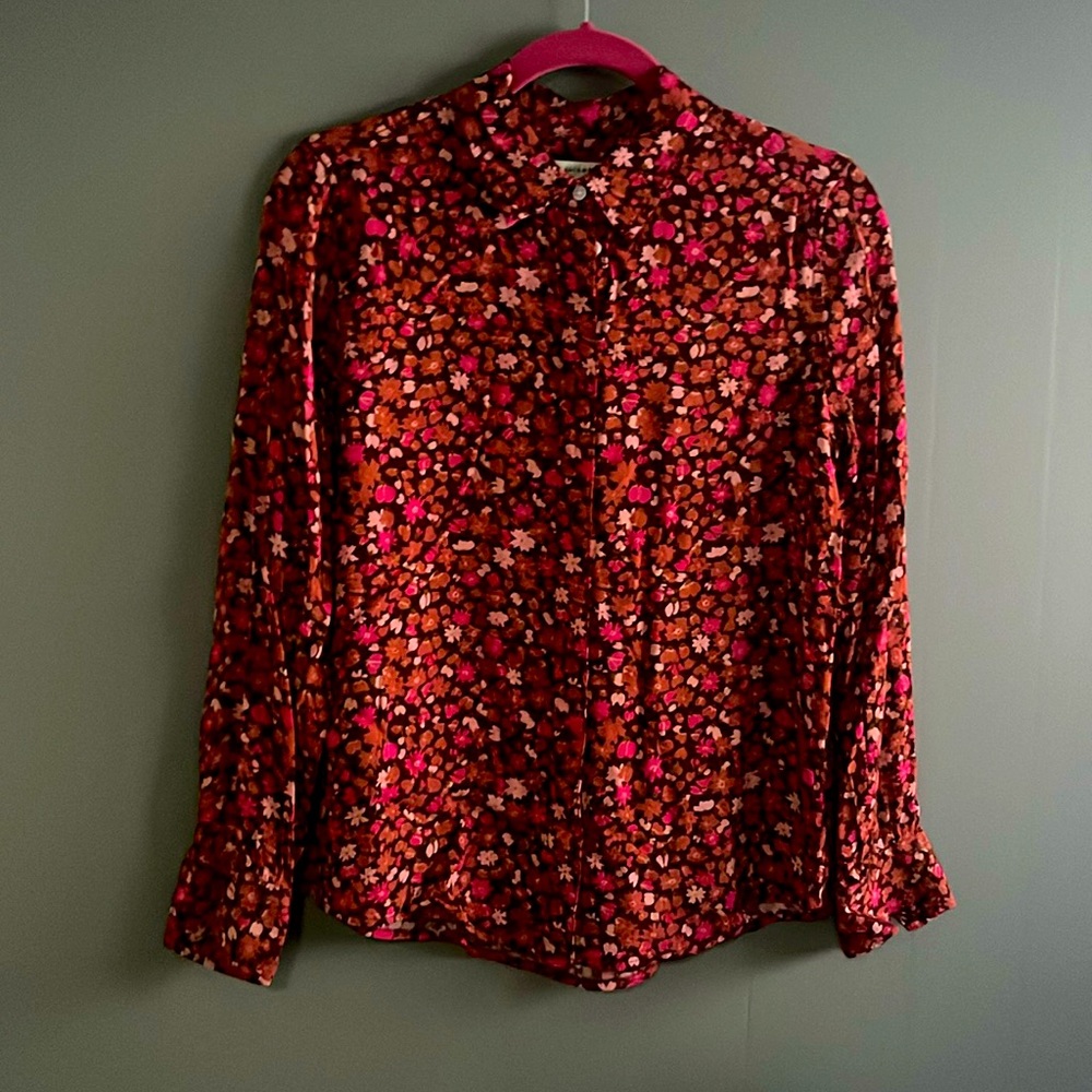 Long sleeve floral blouse by free assembly
